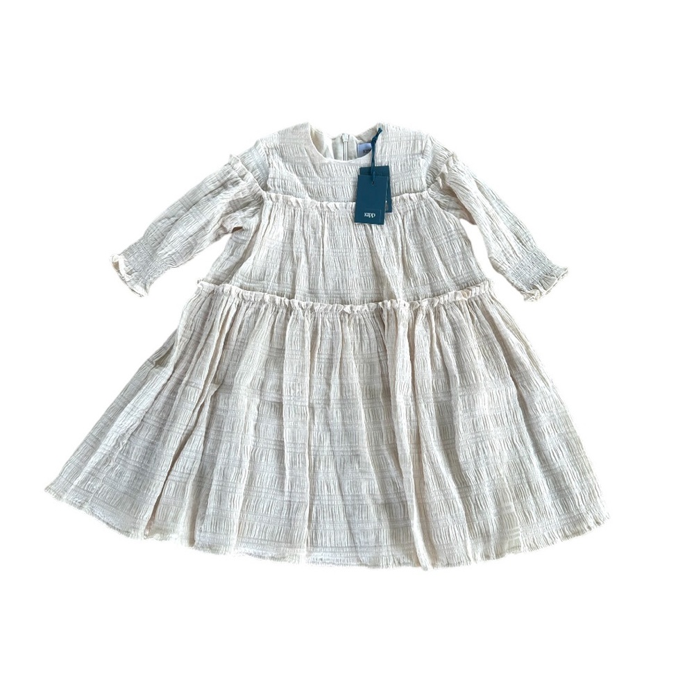 Kipp Textured Dress In Stone
